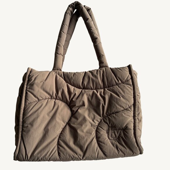 Thirty Years Puffer Drift Tote Bag Clay Color - Picture 9 of 10